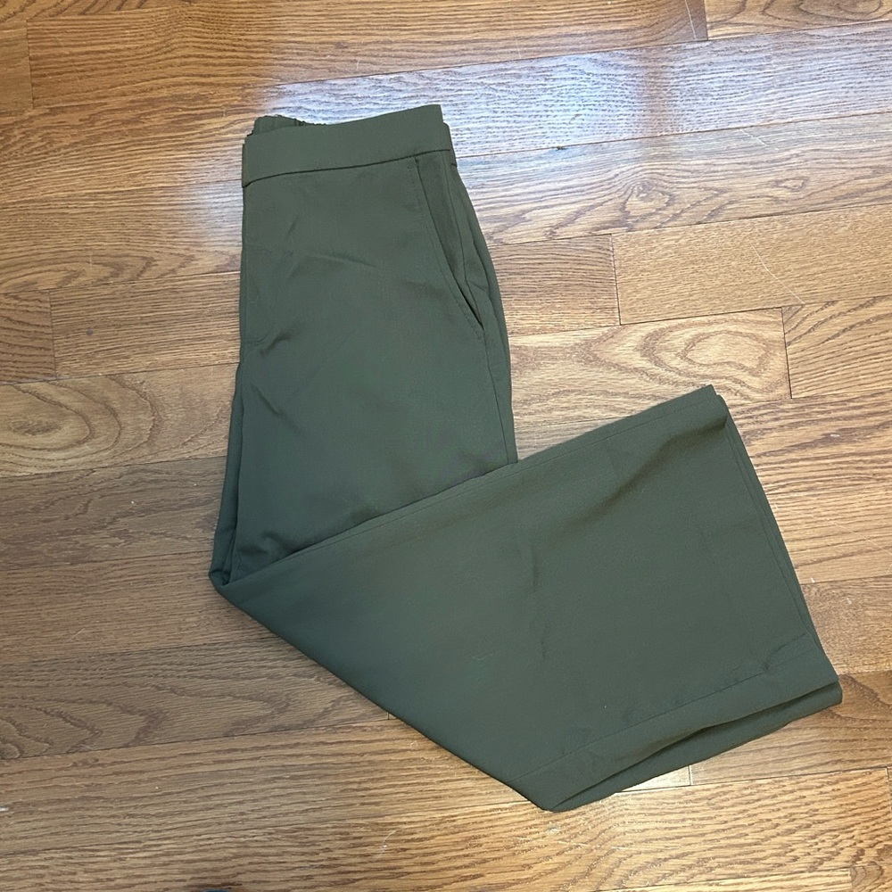 Banana Republic Khaki Wide-Leg Pants